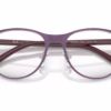 Ray-Ban RY9552V 4098 - Matte Violet On Silver eyeglasses angle view