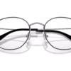 Ray-Ban RY9572V 4064 - Black On Silver eyeglasses angle view