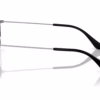 Ray-Ban RY9572V 4064 - Black On Silver eyeglasses side view
