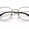 Ray-Ban RY9572V 4086 - Black On Gold eyeglasses angle view