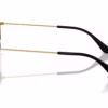 Ray-Ban RY9572V 4086 - Black On Gold eyeglasses side view