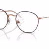 Ray-Ban RY9572V 4087 - Brown On Rose Gold eyeglasses angle view