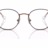 Ray-Ban RY9572V 4087 - Brown On Rose Gold eyeglasses front view