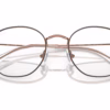 Ray-Ban RY9572V 4087 - Brown On Rose Gold eyeglasses angle view