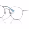 Ray-Ban RY9572V 4090 - Silver eyeglasses angle view