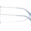 Ray-Ban RY9572V 4090 - Silver eyeglasses side view