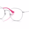 Ray-Ban RY9572V 4093 - Silver eyeglasses angle view
