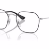 Ray-Ban RY9594V 4064 - Black On Silver eyeglasses angle view
