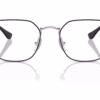Ray-Ban RY9594V 4064 - Black On Silver eyeglasses front view