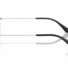 Ray-Ban RY9645V 4064 - Black On Silver eyeglasses side view