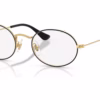 Ray-Ban RY9645V 4086 - Black On Gold eyeglasses angle view