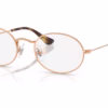 Ray-Ban RY9645V 4089 - Rosegold eyeglasses angle view