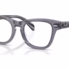 Ray-Ban RY9707V 3924 - Transparent Blue eyeglasses angle view