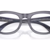 Ray-Ban RY9707V 3924 - Transparent Blue eyeglasses angle view