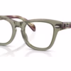 Ray-Ban RY9707V 3925 - Transparent Green eyeglasses angle view