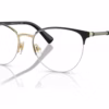 Versace VE1247 1252 - Black eyeglasses angle view