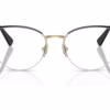 Versace VE1247 1252 - Black eyeglasses front view
