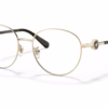 Versace VE1273D 1002 - Gold eyeglasses angle view