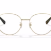 Versace VE1273D 1002 - Gold eyeglasses front view