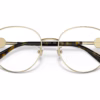 Versace VE1273D 1002 - Gold eyeglasses angle view