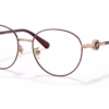 Versace VE1273D 1467 - Rose Gold/Bordeaux eyeglasses angle view