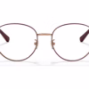 Versace VE1273D 1467 - Rose Gold/Bordeaux eyeglasses front view