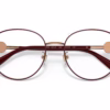 Versace VE1273D 1467 - Rose Gold/Bordeaux eyeglasses angle view