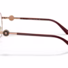 Versace VE1273D 1467 - Rose Gold/Bordeaux eyeglasses side view