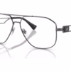 Versace VE1287 1001 - Grey eyeglasses angle view