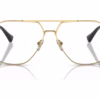 Versace VE1287 1002 - Gold eyeglasses front view