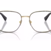 Versace VE1290 1499 - Havana / Gold eyeglasses front view