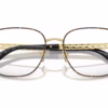 Versace VE1290 1499 - Havana / Gold eyeglasses angle view