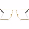 Versace VE1295 1002 - Gold eyeglasses front view