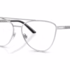 Versace VE1296 1000 - Silver eyeglasses angle view
