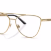Versace VE1296 1002 - Gold eyeglasses angle view