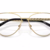 Versace VE1296 1002 - Gold eyeglasses angle view