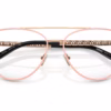 Versace VE1296 1515 - Pastel Rose eyeglasses angle view