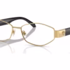 Versace VE1298 1002 - Gold eyeglasses angle view