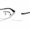 Versace VE1322 1527 - Gunmetal Versace eyeglasses angle view