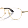 Versace VE1323 1002 - Gold Versace eyeglasses angle view