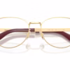 Versace VE1323 1480 - Gold Versace eyeglasses angle view
