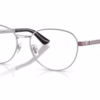 Versace VE1323 1526 - Silver Versace eyeglasses angle view
