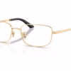 Versace VE1324D 1523 - Gold Versace eyeglasses angle view