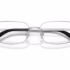 Versace VE1324D 1526 - Silver Versace eyeglasses angle view