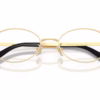 Versace VE1325D 1523 - Gold Versace eyeglasses angle view