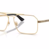 Versace VE1326 1523 - Gold Versace eyeglasses angle view