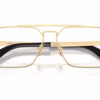 Versace VE1326 1523 - Gold Versace eyeglasses angle view