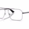 Versace VE1326 1526 - Silver Versace eyeglasses angle view