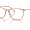 Versace VE3274B 5215 - Transparent Brown eyeglasses angle view