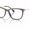 Versace VE3274B 5483 - Black Transparent eyeglasses angle view